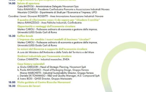 Ivano Bosi relatore al Workshop “Management e imprese alla sfida dell’Economia Circolare”