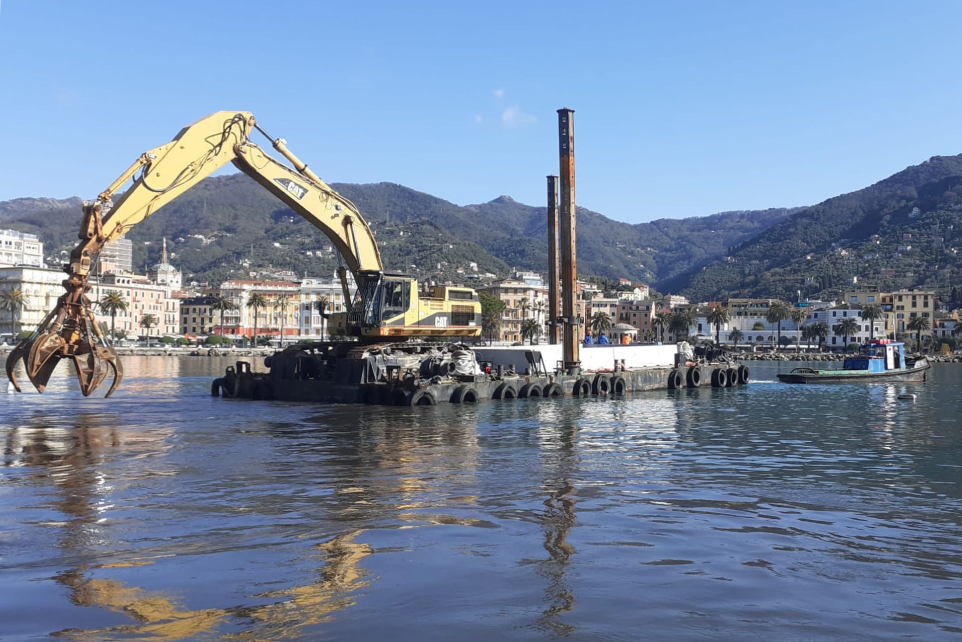 dragaggio fondale Rapallo Marazzato